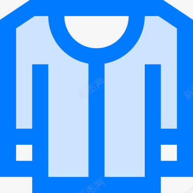 橄榄球T恤橄榄球5蓝色图标图标