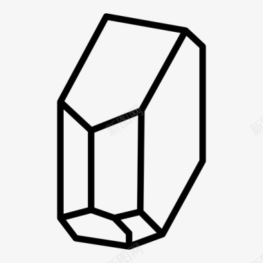钠长石晶体形态图标图标