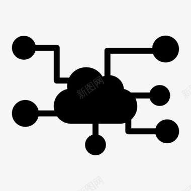 互联网营销互联网连接营销图标图标