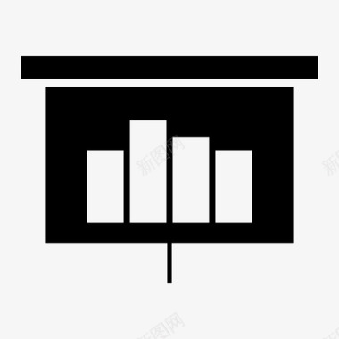 抽象图表图表演示板学习图标图标
