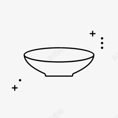 吹碗陶瓷图标图标