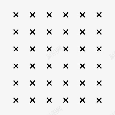 正方形花纹图案十字正方形图标图标
