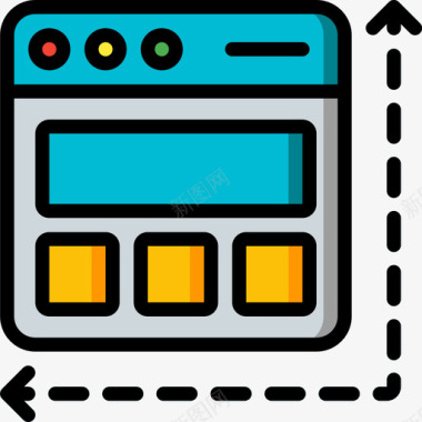 科技感网页比例网页73线颜色图标图标