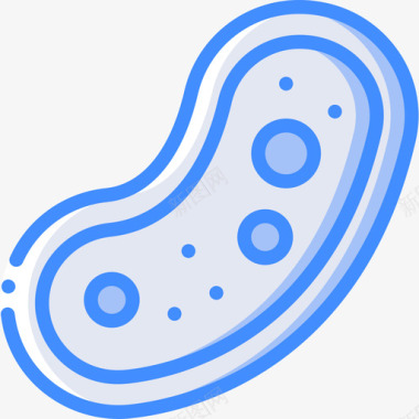 细菌卫生13蓝色图标图标