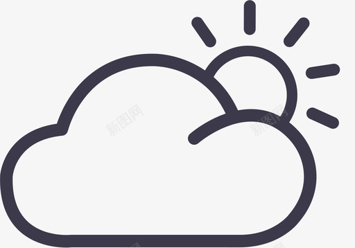 中秋月饼首页首页-多云图标