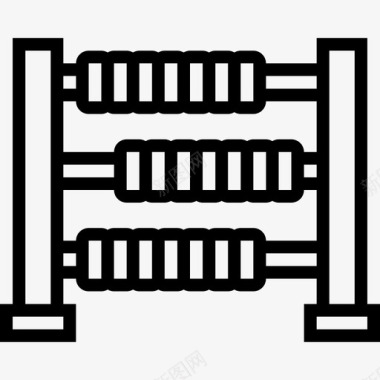 算盘珠算盘婴儿77直系图标图标