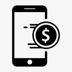 智能手机营销用你的智能手机赚钱联盟营销演员图标高清图片