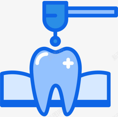 小牙齿牙齿牙齿13蓝色图标图标