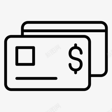 借记卡信用卡借记卡工资图标图标