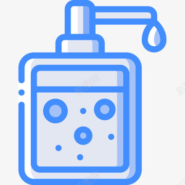 肥皂卫生13蓝色图标图标