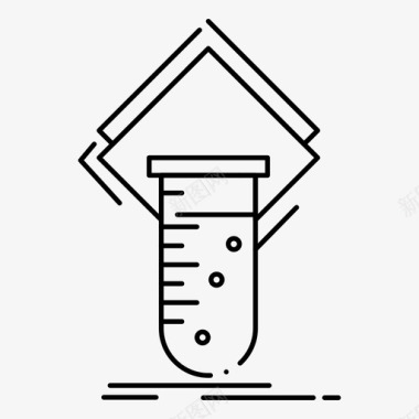 回答测试化学实验室研究图标图标