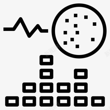 音频率频率分析数据图标图标