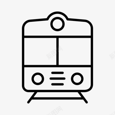 地铁轨道交通火车图标图标