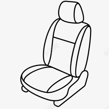 座椅汽车座椅汽车椅子图标图标