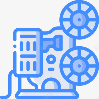 投影仪背景投影仪娱乐32蓝色图标图标