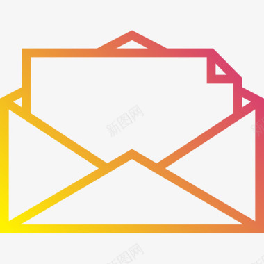 电子邮件客户端电子邮件文件20渐变图标图标