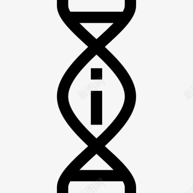 信贷工程矢量图Adn生物工程3线性图标图标