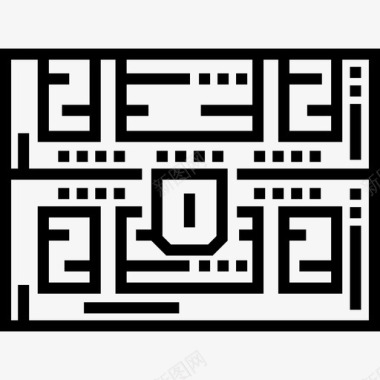 矢量宝藏宝藏中世纪25直系图标图标