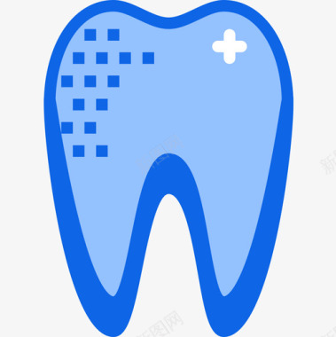 小牙齿牙齿牙齿13蓝色图标图标