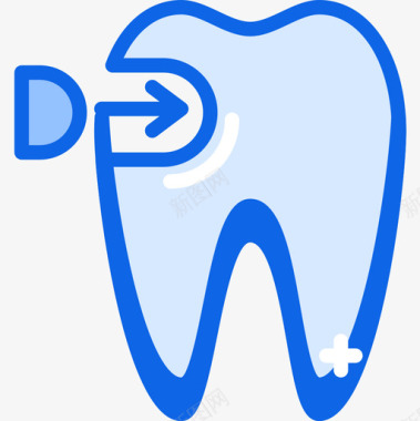 小牙齿牙齿牙齿13蓝色图标图标