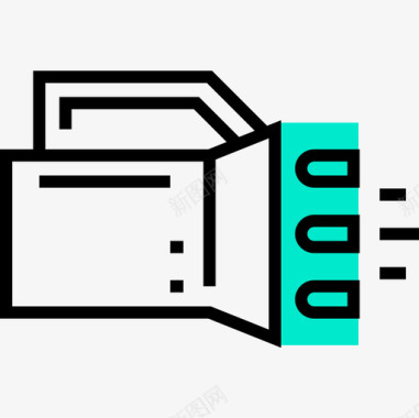 冒险之旅手电筒冒险30单色图标图标