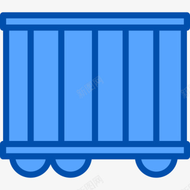 运输煤炭货车运输111蓝色图标图标