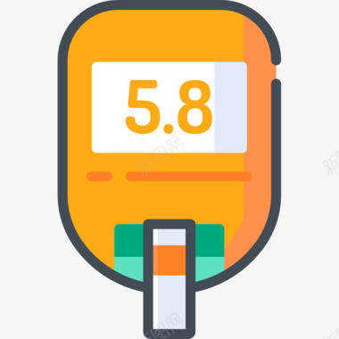 14情人节素材血糖水平药物14双色图标图标