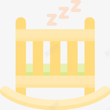 婴儿床该睡觉了18岁平躺图标图标