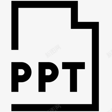 ppt文件下载powerpoint扩展名文件类型图标图标