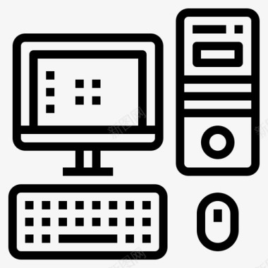 电脑键盘鼠标图标图标
