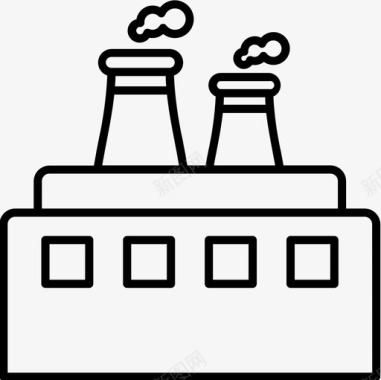 工厂质量工厂工厂22直线图标图标