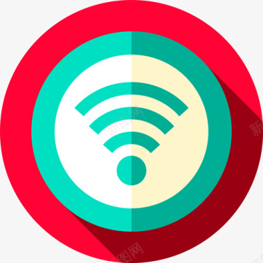 WiFi信号Wifi19号咖啡厅平坦图标图标