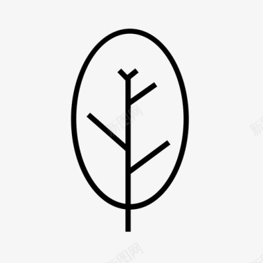 树松树植物图标图标