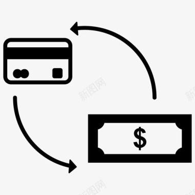 自动减取款自动取款机取款信用卡取款图标图标