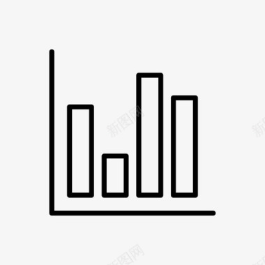 数据增长先统计分析数据图标图标