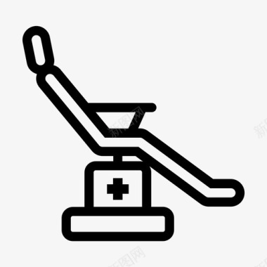 医疗椅红十字会救援图标图标