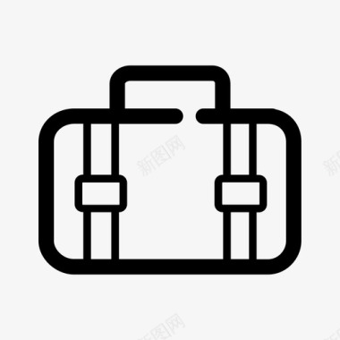 背包客旅行箱背包客包图标图标