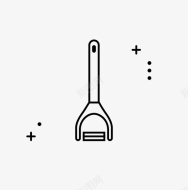 削皮器厨房工具图标图标