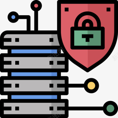 种植技术3图标服务器网络技术3线颜色图标图标