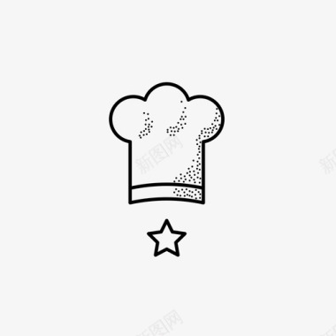 星级一星级厨师厨师烹饪图标图标