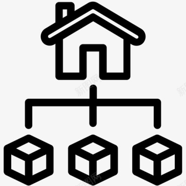 概述房地产广告房屋图标图标