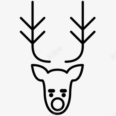 驯鹿圣诞系列6图标图标