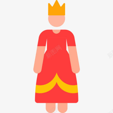 公主皇室象形图2颜色图标图标