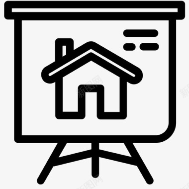 概述房地产增长房屋图标图标