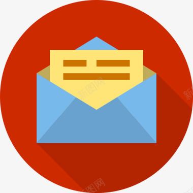 邮件标志邮件界面按钮3扁平图标图标