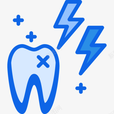 小牙齿牙齿牙齿13蓝色图标图标
