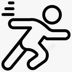 健身操比赛跑步者健身操跑步比赛图标高清图片