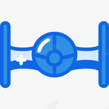 素材82无人机科学82蓝色图标图标