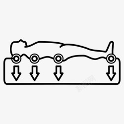 卧床不起压力的病因状况损伤图标高清图片