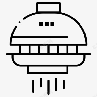 太空航天飞机宇宙飞船图标图标